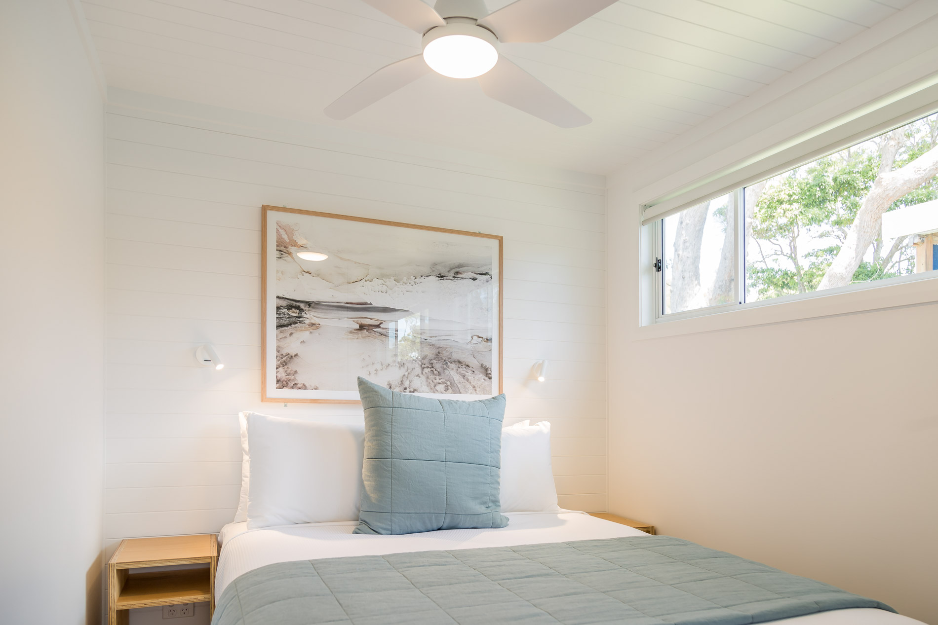 Surfside Cabin bedroom interior